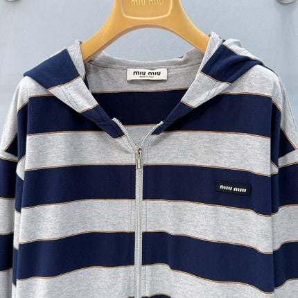 MIUMIU 26S ZIP UP HOODIE 898