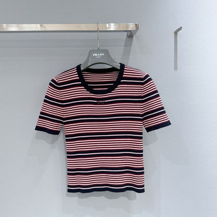 PRADA 26S SHORT-SLEEVED SWEATER STYLE 821