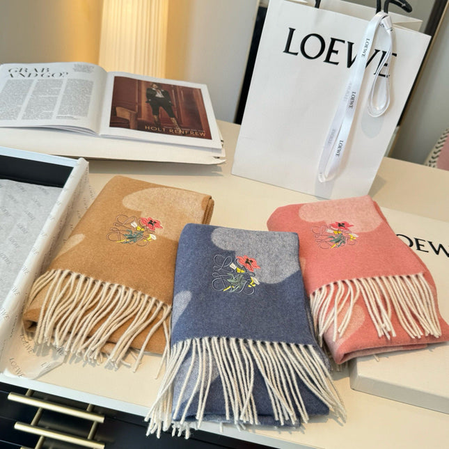 LOEWE 25S SCARF 180 IN CASHMERE 858249