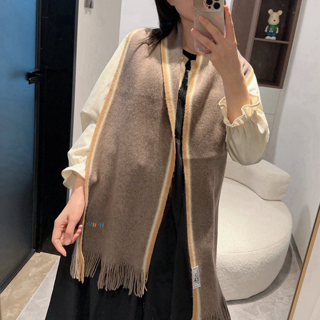 HERMES 25S SCARF 180 IN CASHMERE 989876