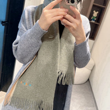 HERMES 25S SCARF 180 IN CASHMERE 989878