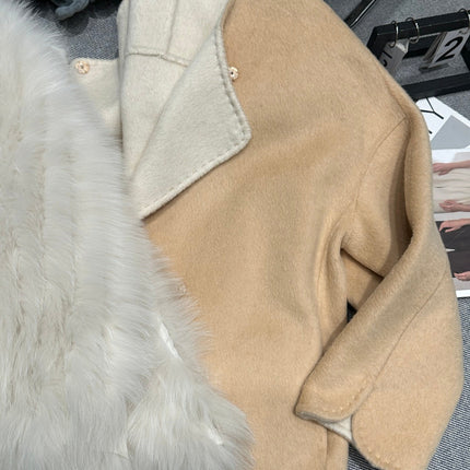 CHANEL 25S REVERSIBLE FOX FUR JACKET 591