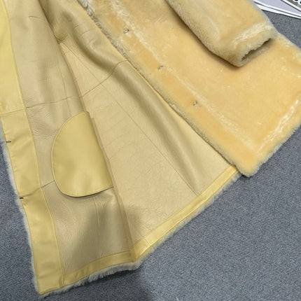 CHANEL 25S SHEEP FUR COAT 504