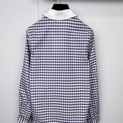 CELINE 25S PLAID SHIRT 0112