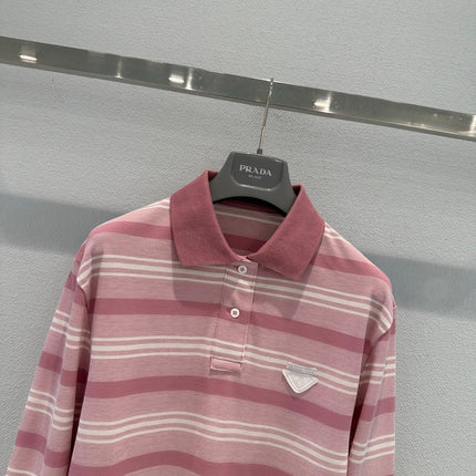 PRADA 26S LONG SLEEVED POLO SHIRT 820