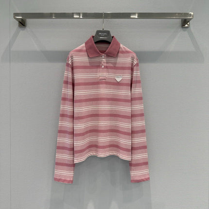 PRADA 26S LONG SLEEVED POLO SHIRT 820