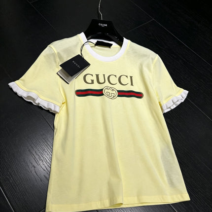 GUCCI 26S RUFFLE SLEEVE T-SHIRT 360