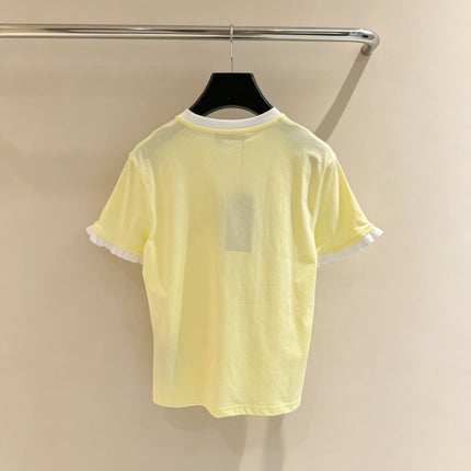 GUCCI 26S RUFFLE SLEEVE T-SHIRT 360