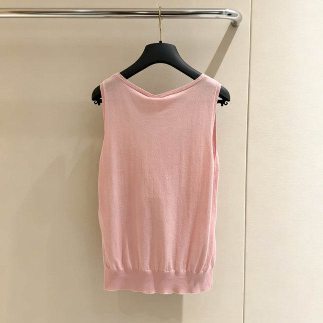 DIOR 26S KNIT SLEEVELESS TOP 1295