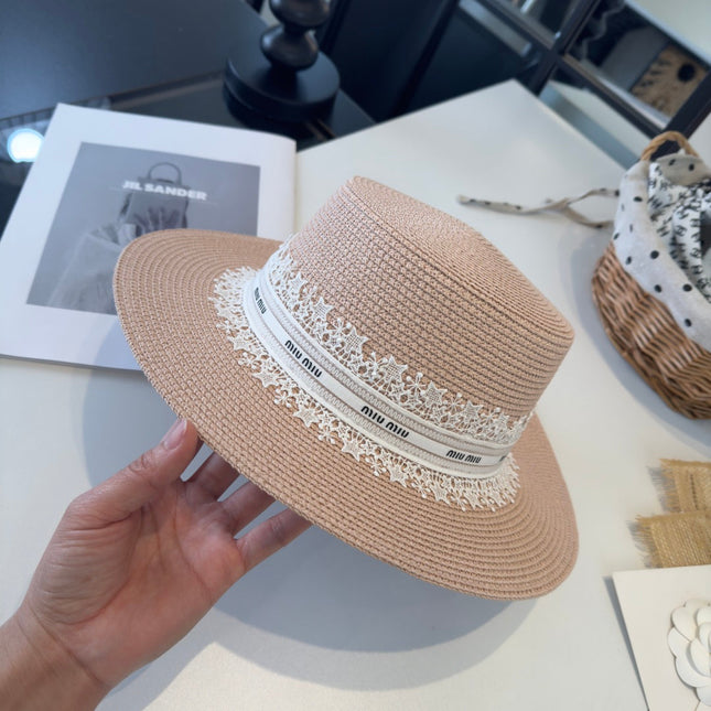 MIUMIU VINTAGE STRAW HAT STYLE 47