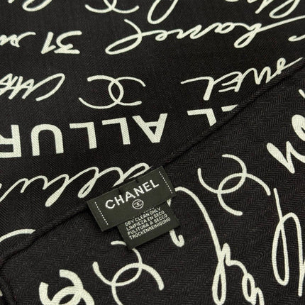 CHANEL 25S SCARF 135 CM IN CASHMERE SILK 943692