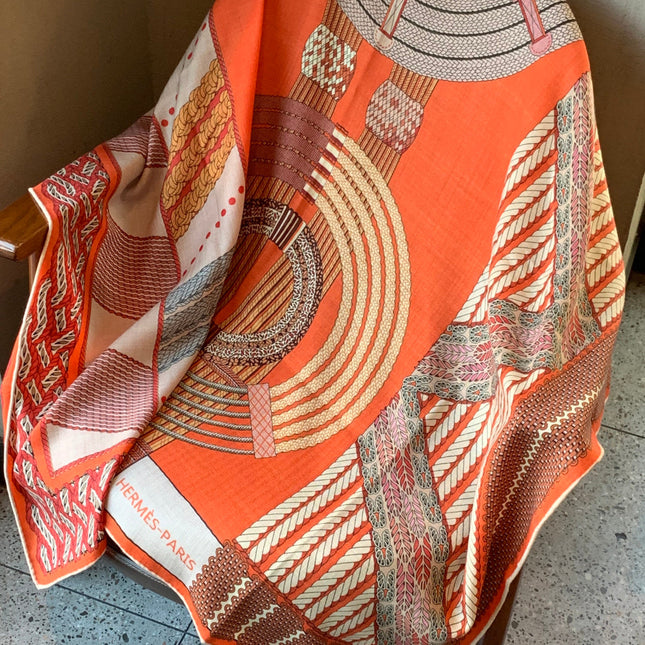 HERMES 25S SCARF 140 IN SILK 989535