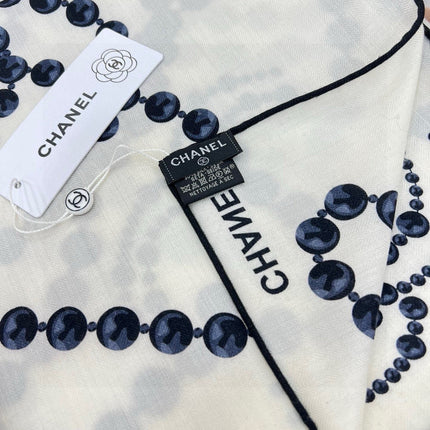 CHANEL 25S SCARF 140 IN CASHMERE 991650