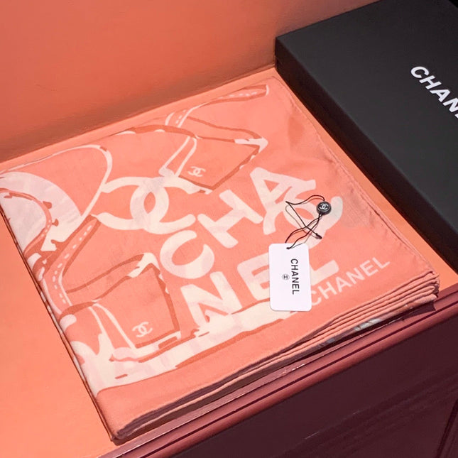 CHANEL 25S SCARF 135 IN CASHMERE 991694