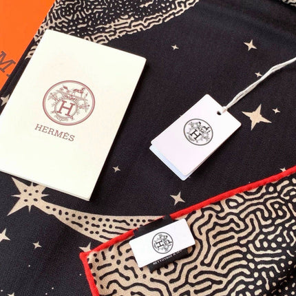 HERMES 26S SCARF 140 IN CASHMERE AND SILK 304678