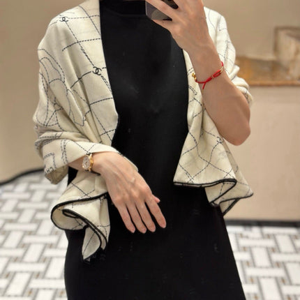 CHANEL 26S SCARF 140 IN CASHMERE AND SILK 304715