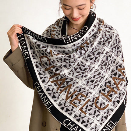 CHANEL 26S SCARF 135 IN CASHMERE AND SILK 309900