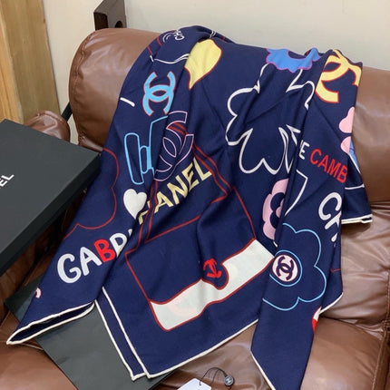 CHANEL 26S SCARF 135 IN CASHMERE AND SILK 309914