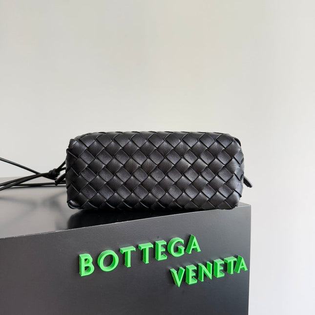 MINI LOOP CAMERA BAG 22 IN BLACK CALFSKIN