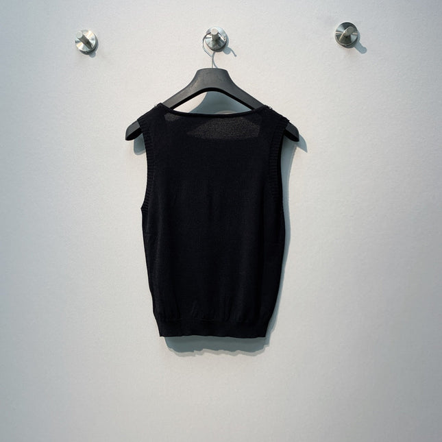 CHANEL 26S LIGHTWEIGHT KNIT TANK TOP STYLE 1075