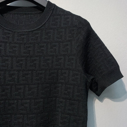 FENDI 26S SHORT SLEEVE KNIT T-SHIRT 013