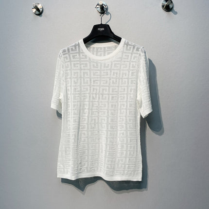 FENDI 26S SHORT SLEEVE KNIT T-SHIRT 011