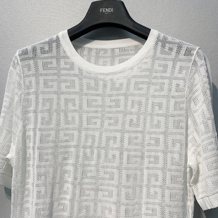 FENDI 26S SHORT SLEEVE KNIT T-SHIRT 011