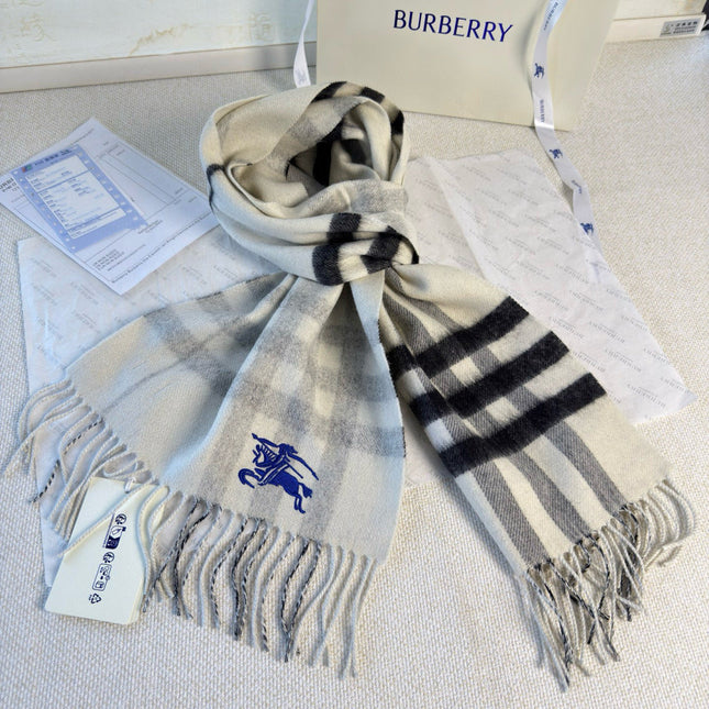 BURBERRY 25S SCARF 168 CM IN CASHMERE 938077
