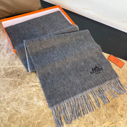 HERMES 25S SCARF 180 IN CASHMERE 987741