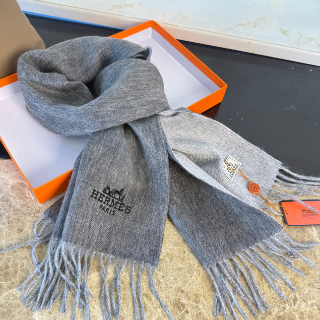 HERMES 25S SCARF 180 IN CASHMERE 987741