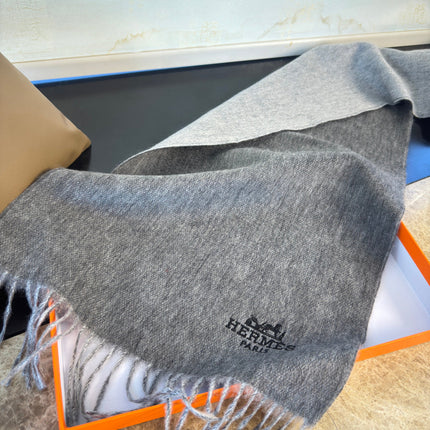 HERMES 25S SCARF 180 IN CASHMERE 987741