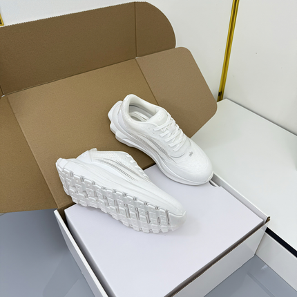 ALO 25S SNEAKER IN WHITE MESH FABRIC