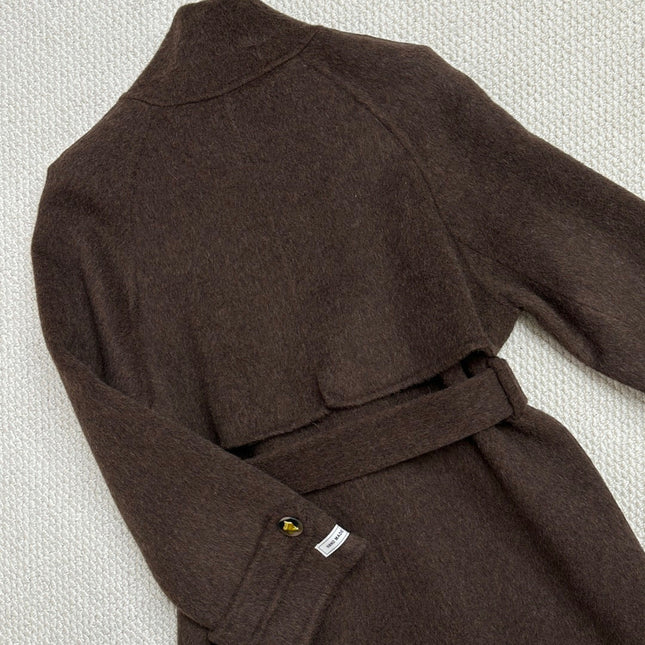 MAX MARA 25S TURTLENECK CASHMERE COAT 130