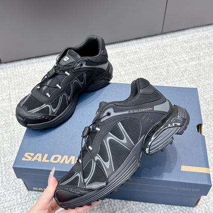 ALO 25S SALOMON XT WHISPER 40 MM IN BLACK MESH FABRIC