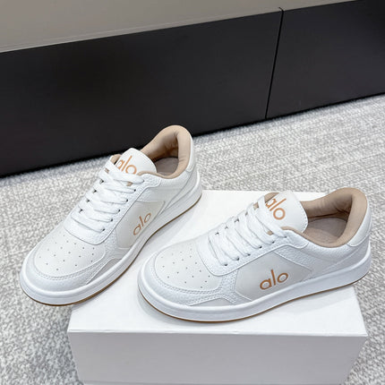 ALO 25S SNEAKER IN WHITE LAMBSKIN