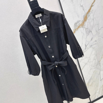 HERMES 26S HIGH NECK DRESS 517