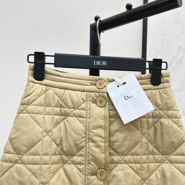 DIOR 25S QUILTED SHORT SKIRT 524