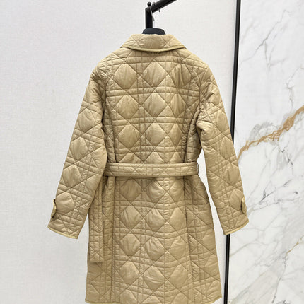 DIOR 25S LONG STAND COLLAR COAT 531