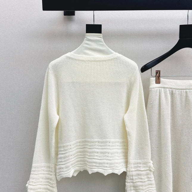 VALENTINO 26S SWEATER AND SKIRT SET STYLE 77