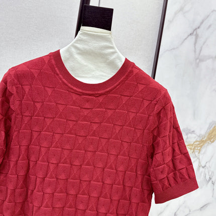 HERMES 26S SHORT SLEEVE SWEATER 547