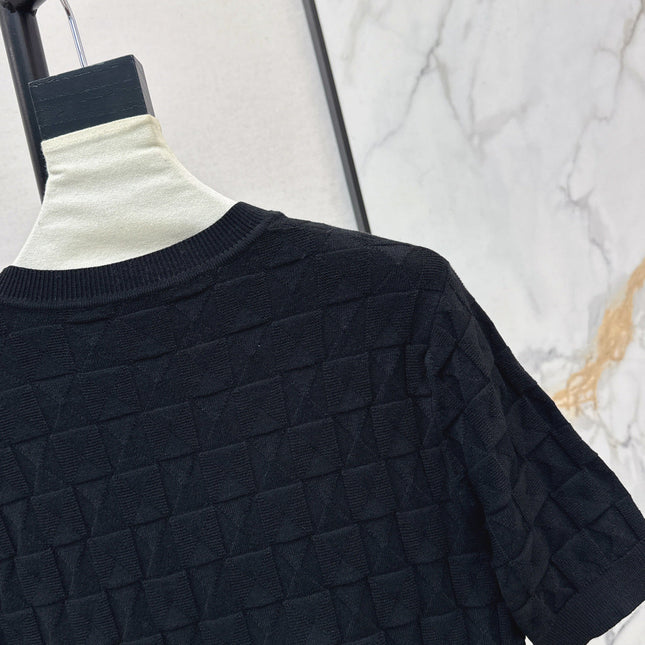 HERMES 26S SHORT SLEEVE SWEATER 546