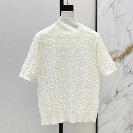 HERMES 26S SHORT SLEEVE SWEATER 544