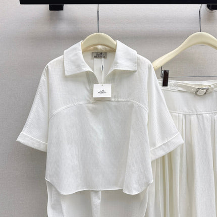 HERMES 26S SHIRT AND SKIRT SET 524