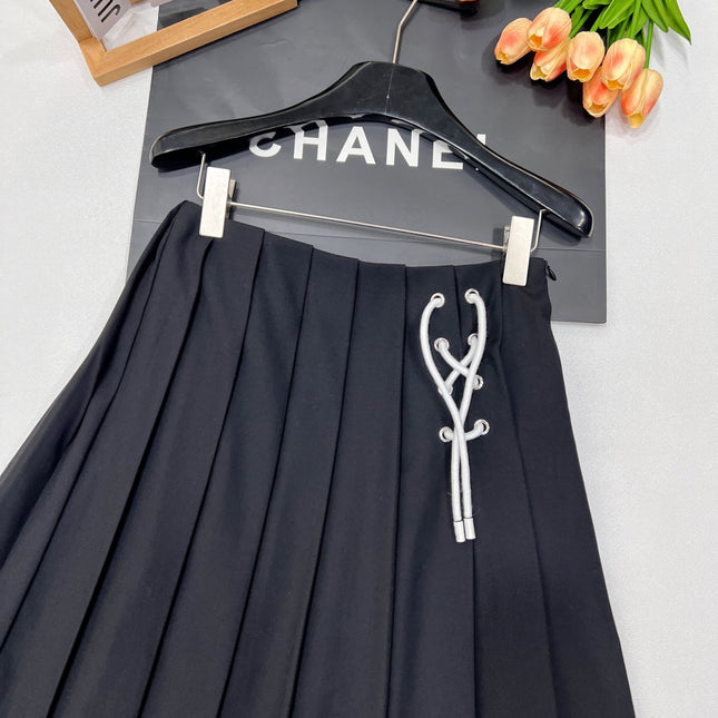 PRADA 25S PLEATED SKIRT 468
