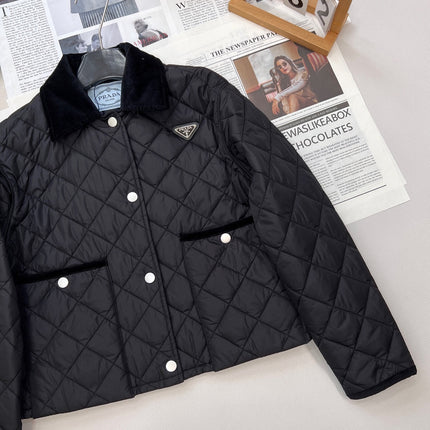 PRADA 25S LIGHTWEIGHT COTTON COLLARED JACKET 365