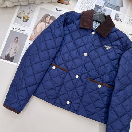 PRADA 25S LIGHTWEIGHT COTTON COLLARED JACKET 367