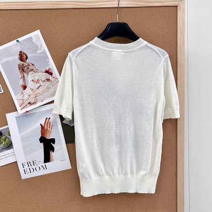 DIOR 26S SHORT-SLEEVE SWEATER 1194