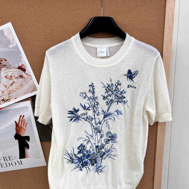 DIOR 26S SHORT-SLEEVE SWEATER 1194