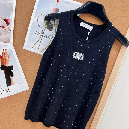 VALENTINO 26S EMBELLISHED SLEEVELESS SWEATER STYLE 87
