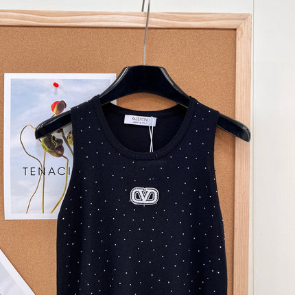 VALENTINO 26S EMBELLISHED SLEEVELESS SWEATER STYLE 87